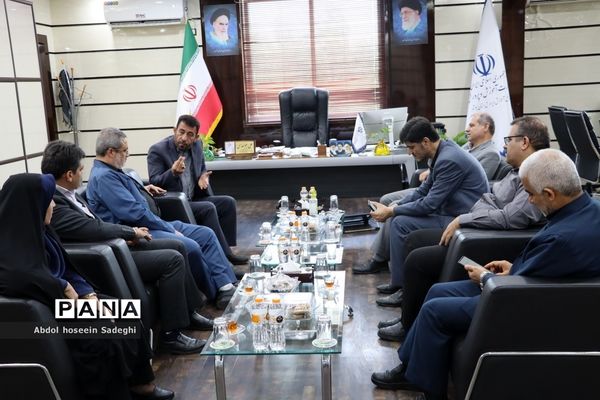 جلسه معارفه معاون ذی‌حساب اداره‌کل آموزش و پرورش استان بوشهر