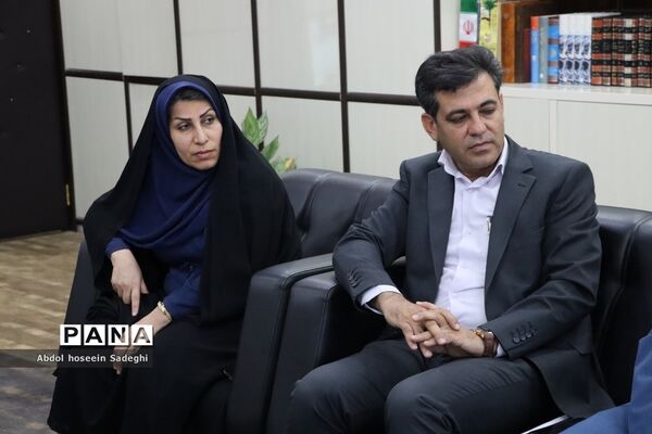 جلسه معارفه معاون ذی‌حساب اداره‌کل آموزش و پرورش استان بوشهر