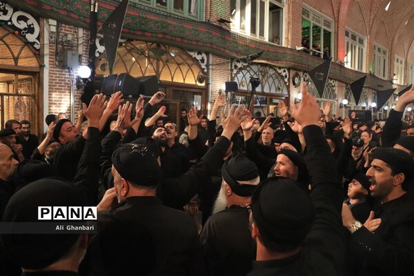 عزاداری سوم امام حسین(ع) در بازار تبریز‎