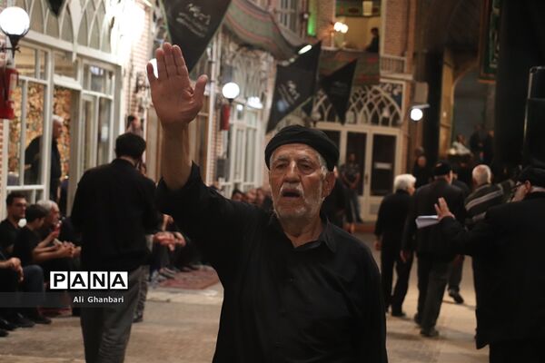 عزاداری سوم امام حسین(ع) در بازار تبریز‎