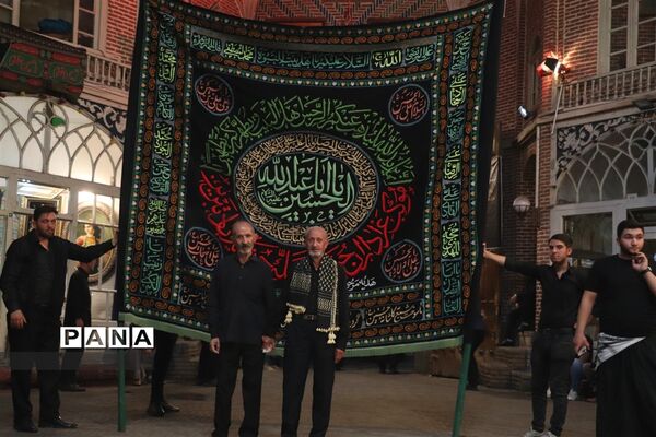 عزاداری سوم امام حسین(ع) در بازار تبریز‎