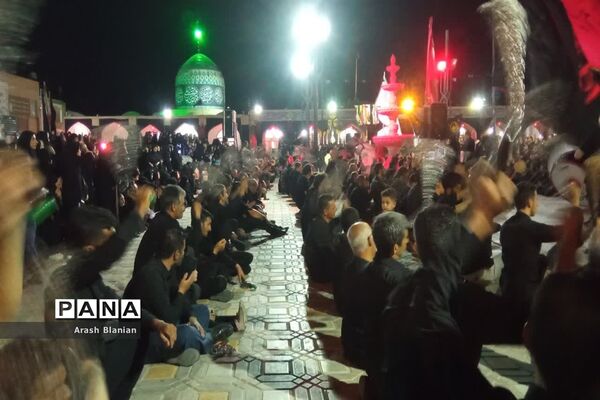 عزاداری شب بنی‌اسد در نایین