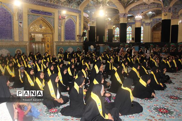 اعزام ۱۲۰ دانش‌آموز دختر زیارت‌اولی یزدی به مشهد مقدس