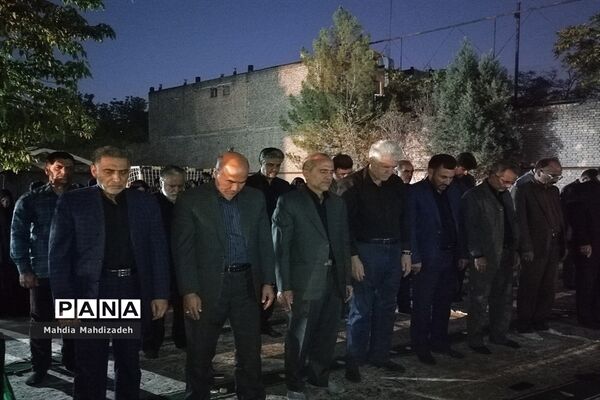 مراسم یادبود شهدای فرهنگی و دانش‌آموز مدارس شاهد ناحیه ۶ مشهد