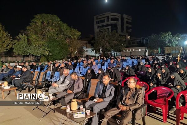 مراسم یادبود شهدای فرهنگی و دانش‌آموز مدارس شاهد ناحیه ۶ مشهد