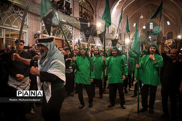 عاشورای حسینی در بازار تاریخی تبریز