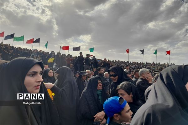 مراسم تعزیه‌خوانی در روستای فدیشه نیشابور