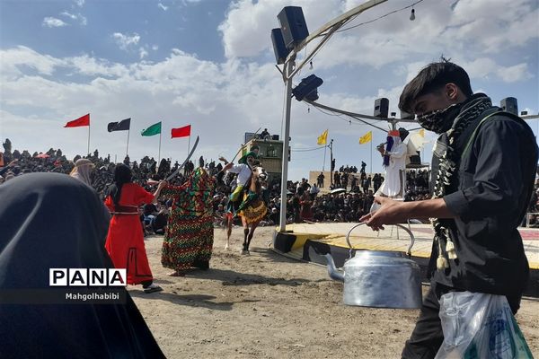 مراسم تعزیه‌خوانی در روستای فدیشه نیشابور