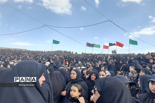 مراسم تعزیه‌خوانی در روستای فدیشه نیشابور