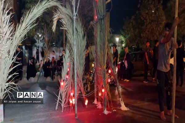 مراسم شام غریبان هیات مذهبی مشهد