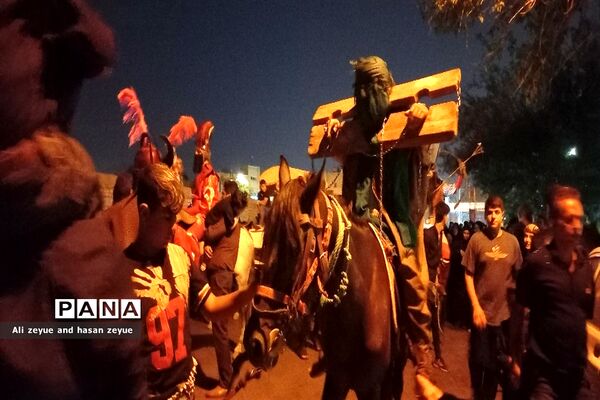 مراسم شام غریبان هیات مذهبی مشهد