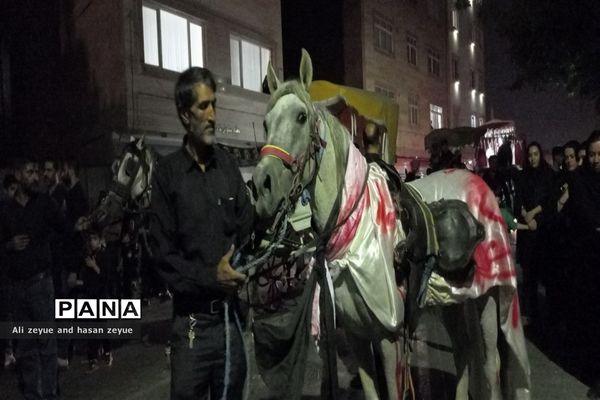 مراسم شام غریبان هیات مذهبی مشهد