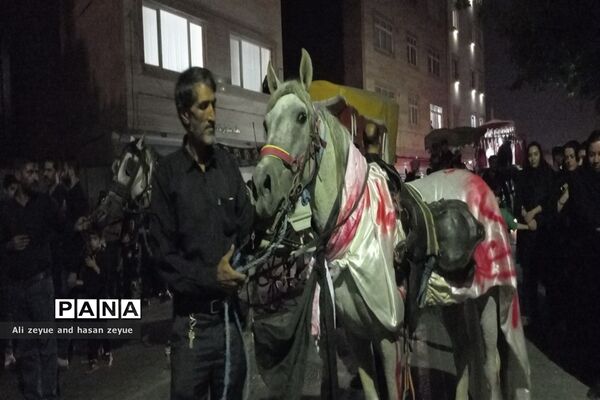 مراسم شام غریبان هیات مذهبی مشهد