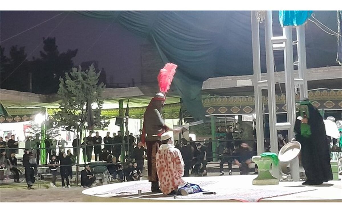 عزاداری روز عاشورا با حضور پرشور عاشقان حسینی در شهر بافران