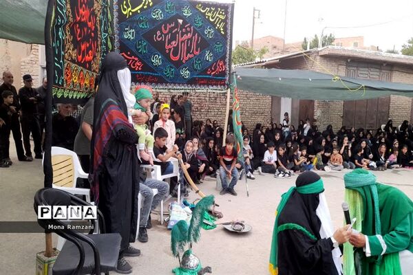 آیین مراسم تعزیه‌خوانی ماه محرم در روستای فرشه شهرستان کاشمر