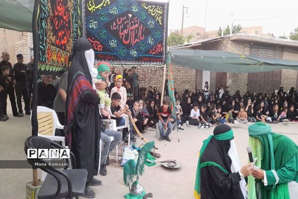 آیین مراسم تعزیه‌خوانی ماه محرم در روستای فرشه شهرستان کاشمر