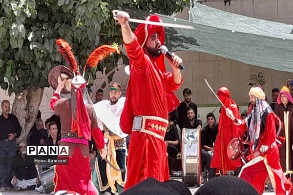 آیین مراسم تعزیه‌خوانی ماه محرم در روستای فرشه شهرستان کاشمر