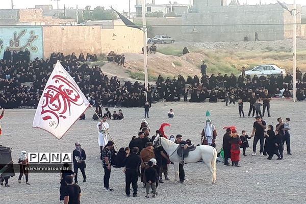 برگزاری مراسم عزاداری خیمه‌سوزان عصر عاشورا در ابرکوه