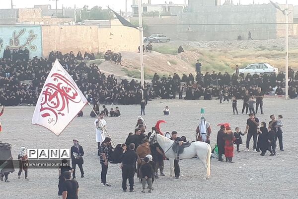 برگزاری مراسم عزاداری خیمه‌سوزان عصر عاشورا در ابرکوه