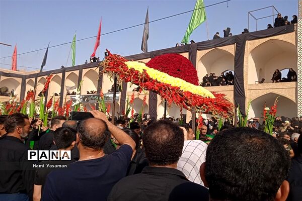 تصویرسازی باشکوه ظهر عاشورا در حسینیه سفید اشکذر