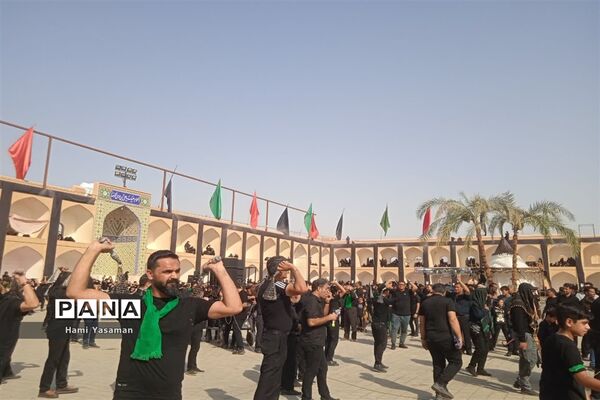 تصویرسازی باشکوه ظهر عاشورا در حسینیه سفید اشکذر