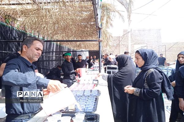 تصویرسازی باشکوه ظهر عاشورا در حسینیه سفید اشکذر