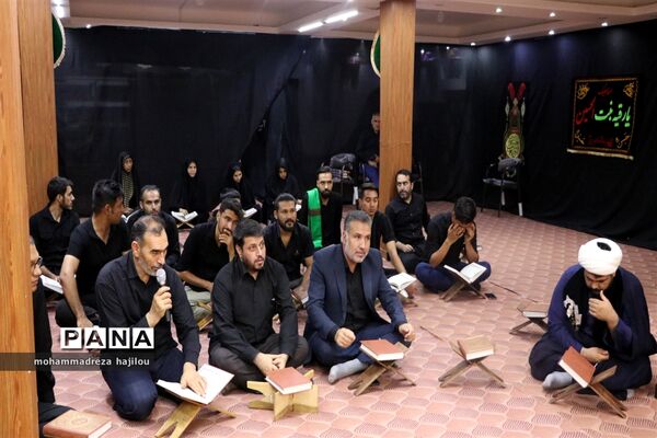احیا قرآنی شب عاشورا در شهرستان ساوه
