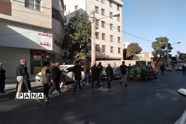 مراسم شام غریبان در بزرگترین موکب دانش‌آموزی استان البرز