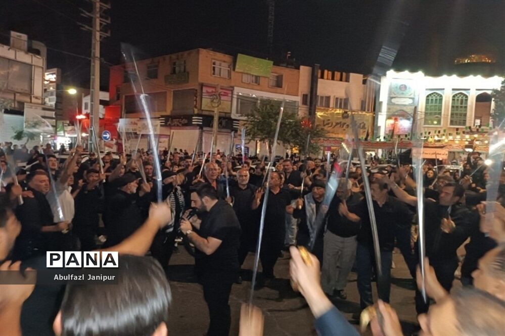 مراسم عزاداری شاه‌حسین گویان در شهرستان فردیس