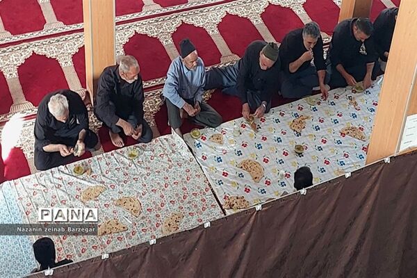 برگزاری مراسم عزاداری عاشورا در روستای جعفرآباد بوانات
