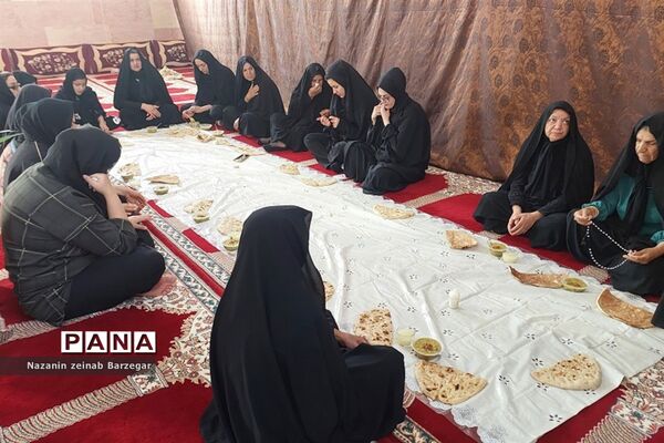 برگزاری مراسم عزاداری عاشورا در روستای جعفرآباد بوانات