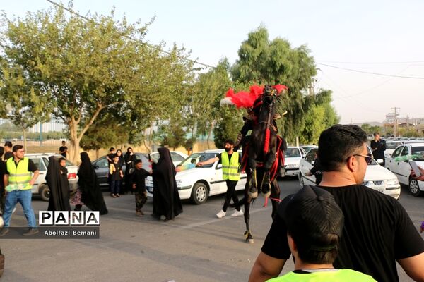 حرکت کاروان اسرا با عنوان «قافله غریبان نینوا» در جمکران