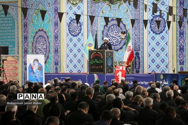 اقامه نماز جمعه عاشورایی در شهرستان قدس