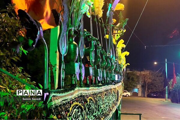 سوگواری شام غریبان حسینی در حسینیه ثارالله شیراز