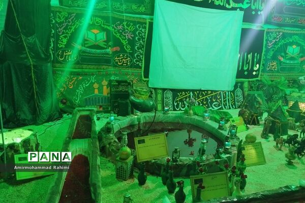 عزاداری شام غریبان در حرم مطهر سید‌علاءالدین حسین (ع)