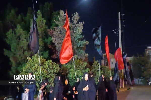 مراسم عزاداری شب شام غریبان در هیات محبین حضرت ابولفضل (ع) در شیراز