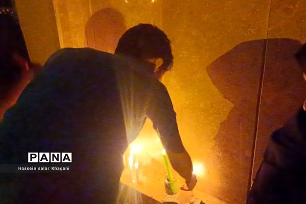 مراسم عزاداری شب شام غریبان در هیات محبین حضرت ابولفضل (ع) در شیراز