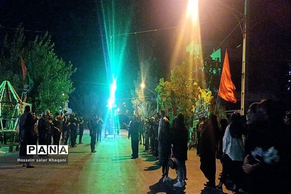 مراسم عزاداری شب شام غریبان در هیات محبین حضرت ابولفضل (ع) در شیراز