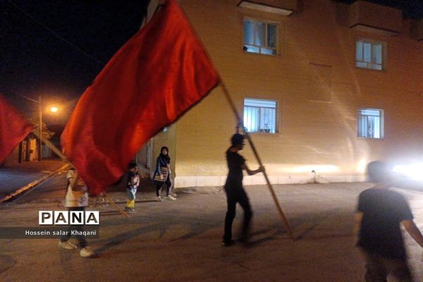 مراسم عزاداری شب شام غریبان در هیات محبین حضرت ابولفضل (ع) در شیراز