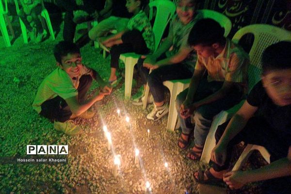 مراسم عزاداری شب شام غریبان در هیات محبین حضرت ابولفضل (ع) در شیراز