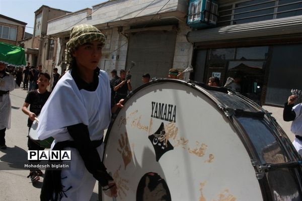 ‌حضور پُرشور دانش‌آموزان و خبرنگاران پانا کرمانشاه در تاسوعا و عاشورا حسینی