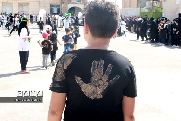 ‌حضور پُرشور دانش‌آموزان و خبرنگاران پانا کرمانشاه در تاسوعا و عاشورا حسینی