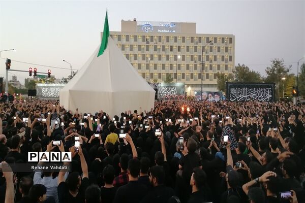 مراسم خیمه‌سوزان در مشهد