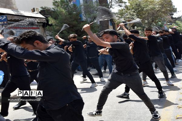 سنت عَلَم‌کشی به یاد علمدار دشت نینوا در تربت حیدریه