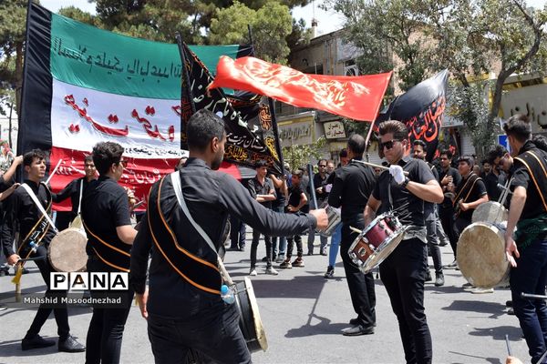 سنت عَلَم‌کشی به یاد علمدار دشت نینوا در تربت حیدریه