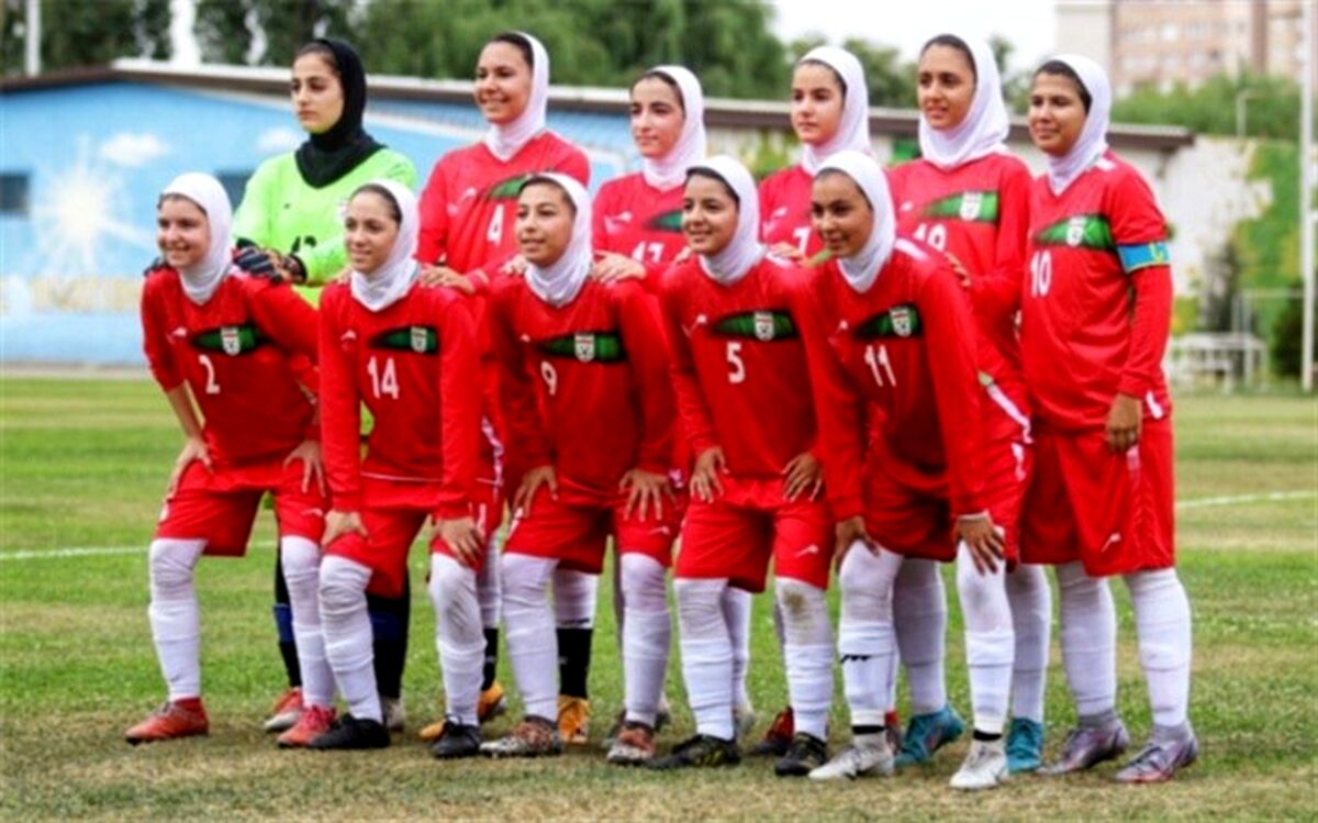 برتری دختران ملی‌پوش‌ نوجوان برابر تیم مهد فوتبال مشهد