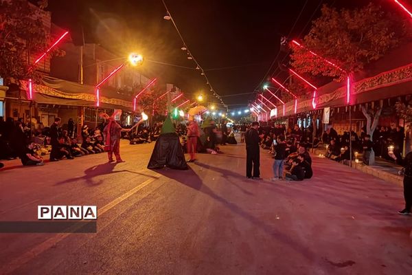 مراسم شام غریبان در شهرستان بام و صفی‌آباد