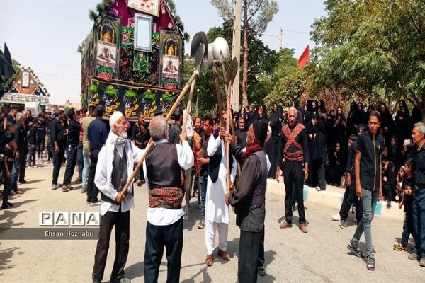مراسم عزاداری حسینی در فدافن‌ کاشمر