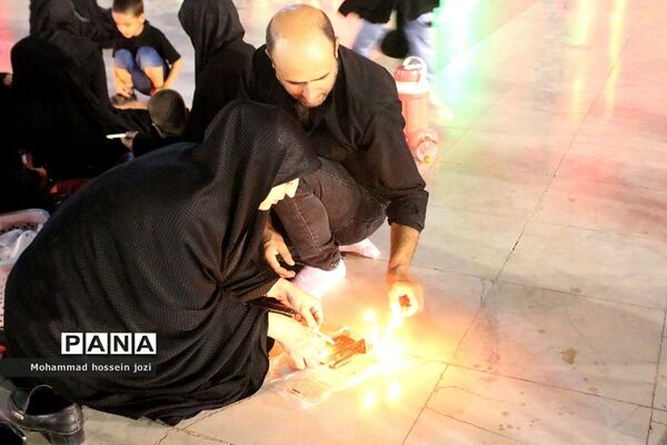 مراسم شام غریبان امام حسین (ع) در مسجد مقدس جمکران