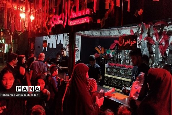 برگزاری مراسم عزاداری در دبیرستان شاهد‌ کوثر شهرستان رباط‌کریم